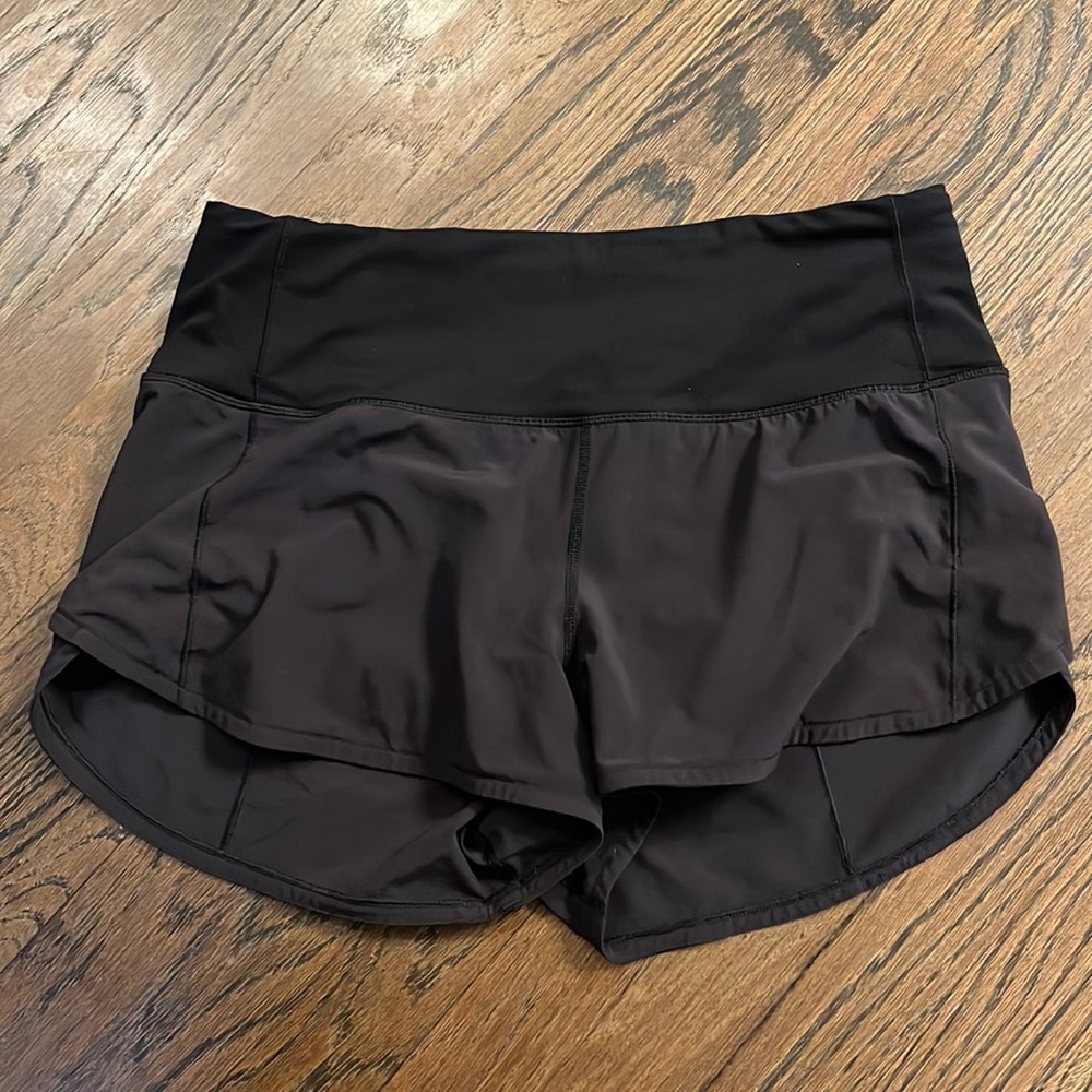 Lululemon speed up shorts, high waist